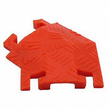 FASTLANE Cable Protector 1Channel 11-3/4 W Orange, 61KK90