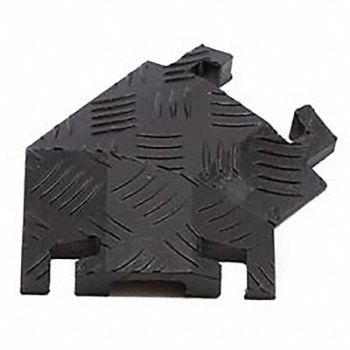 FASTLANE Cable Protector 1 Channel 11-3/4 W Black, 61KK93