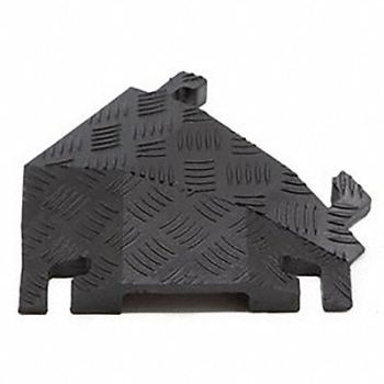 FASTLANE Cable Protector 1 Channel 11-3/4 W Black, 61KK95