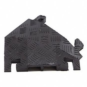 FASTLANE Cable Protector 2 Channel 11-3/4 W Black, 61KK97