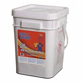 SPILL HERO Acid Neutralizing Absorbent 70 White, 61KL19