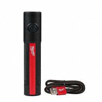 MILWAUKEE Flashlight Metal Black 500lm, 61KM25