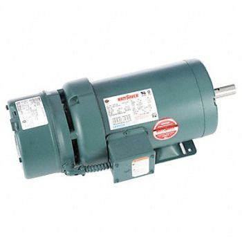 LEESON Brake Motor Three Phase 2 hp 1745 RPM, 61KM92