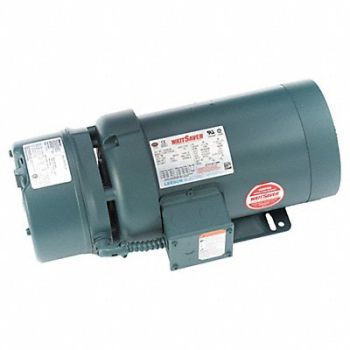 LEESON Brake Motor Three Phase 2 hp 1745 RPM, 61KN02