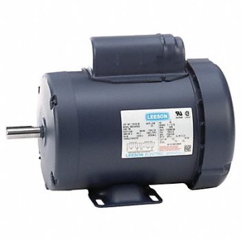 LEESON Single Phase TEFC Motors 1 hp 3450 RPM, 61KN28