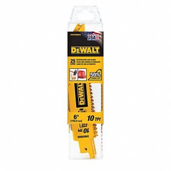 DEWALT Reciprocating Saw Blades 0.06 PK25, 61KP89