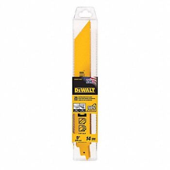 DEWALT Reciprocating Saw Blades 0.04 PK25, 61KP92