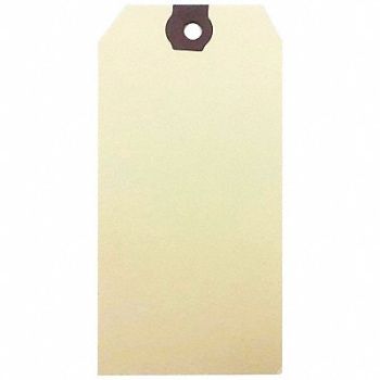 GRAINGER APPROVED Blank Shipping Tag Paper Manila PK500, 61KT85