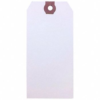 GRAINGER APPROVED Blank Shipping Tag Paper White PK500, 61KT81