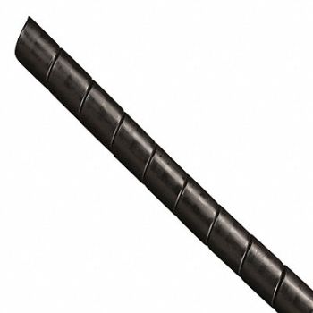 CAPLUGS FR Anti-Static Spiral Wrap Black 3/4in W, 61KV12