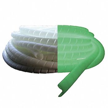 CAPLUGS NightGlow Spiral Wrap Off White 1-3/4 W, 61KV29