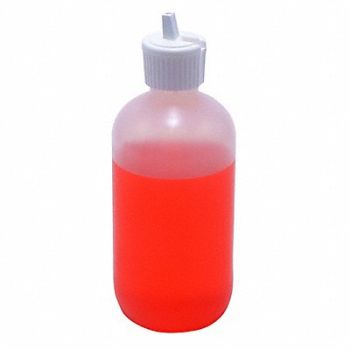 DYNALON Dispensing Bottle 8oz. Narrow Round PK12, 61KW32