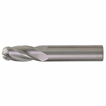 CLEVELAND Carbide Ball End Mill, 61KY69