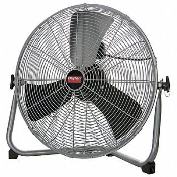 DAYTON Floor Fan 1520/1430/1320 RPM, 61LD80