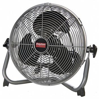 DAYTON Floor Fan 1430/1320/1200 RPM, 61LD81