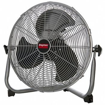 DAYTON Floor Fan 1600/1400/1300 RPM, 61LD82