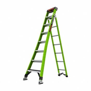 LITTLE GIANT Fiberglass Combination Ladder, 61LT31