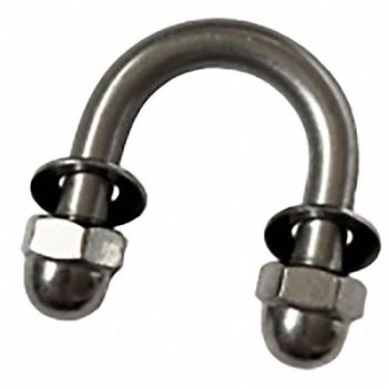 CALBRITE Strut Channel Acc SS Overall L 2.960in, 61LU14