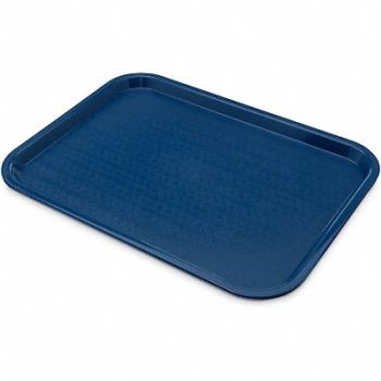 CARLISLE Cafeteria Tray Blue 15 lb Cap., 61LV83