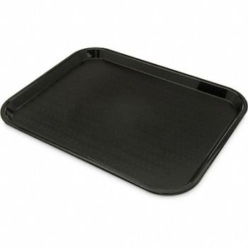 CARLISLE Cafeteria Tray Black 15 lb Cap., 61LV85