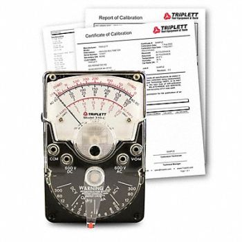 TRIPLETT Analog Multimeter, 61NZ67