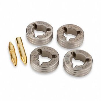 MILLER ELECTRIC MILLER 4pc MIG V-Groove Drive Roll Kit, 61TC31