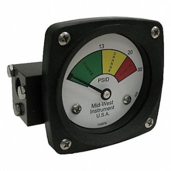 MIDWEST INSTRUMENT Gauge 3-Color Filter Change DP, 61TG74