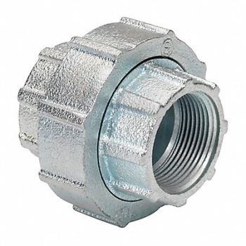 BRIDGEPORT FITTINGS Threaded Coupling Iron 1-1/4 Trade Size, 61TJ73