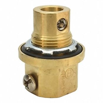 BRIDGEPORT FITTINGS Grounding Lug Hubs Brass 3/4 Trade Size, 61TK63