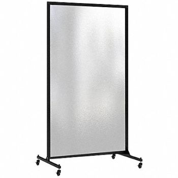 SCREENFLEX Frosted 1 panel Room Divider, 61UH95