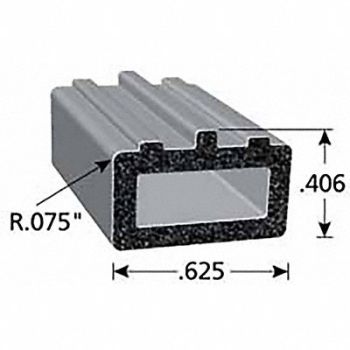 FAIRCHILD Foam Rubber Seal w/Adhesive Back 0.4 in, 61UJ85
