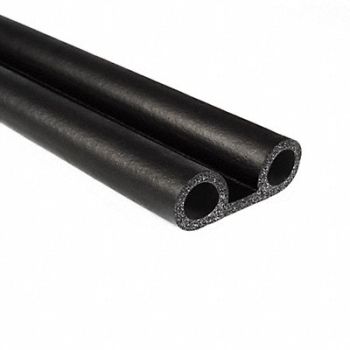FAIRCHILD Foam Rubber Seal w/Adhesive Back 0.55 in, 61UJ87