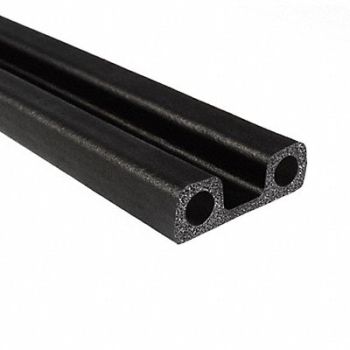 FAIRCHILD Foam Rubber Seal w/Adhesive Back 0.5 in, 61UJ88