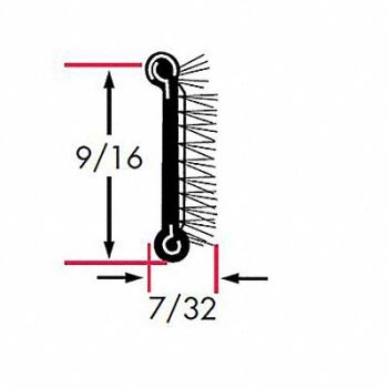 FAIRCHILD Edge Grip Seal Beltline WRSTP 8 ft Flex, 61UK63