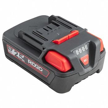 RIDGID Battery Li-Ion 2.5 Ah 18VDC, 61UM25