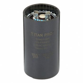 PACKARD Round Motor Start Capacitor w/Resistor, 61UP12