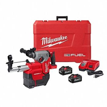 MILWAUKEE Cordless Rotary Hammer Kit w/Battery 18V, 61UU64