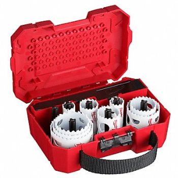 MILWAUKEE Hole Saw Kit 17 Pieces, 61UX07