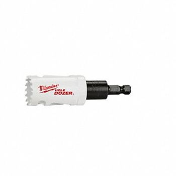 MILWAUKEE Hole Saw 1-1/8 Dia 3/5 Teeth per Inch, 61UX17