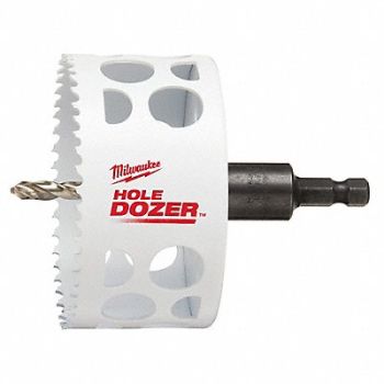 MILWAUKEE Hole Saw 3 1/2 Dia 3/5 Teeth per Inch, 61UX20