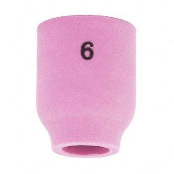 LINCOLN ELECTRIC LINCOLN No6 TIG Weld Alumina Std Nozzle, 61VA51