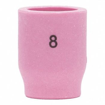 LINCOLN ELECTRIC LINCOLN No8 TIG Weld Alumina Std Nozzle, 61VA53