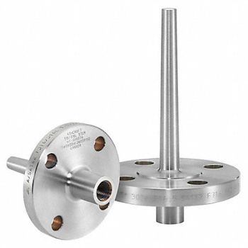 ASHCROFT Flanged Thermowell 1-1/2 MNPT SS, 61VG32