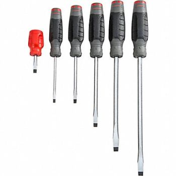 PROTO Screwdriver Sets Cushion Grip 6 Pieces, 61XK40