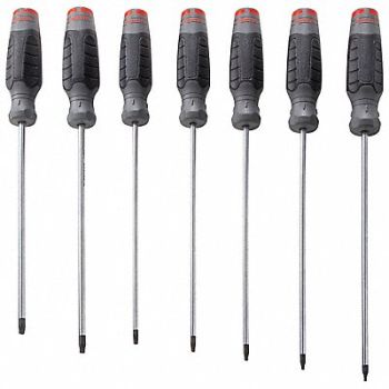 PROTO Screwdriver Sets Cushion Grip 7 Pieces, 61XK42