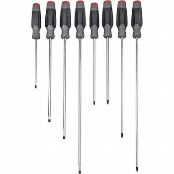 PROTO Screwdriver Sets Cushion Grip 8 Pieces, 61XK44