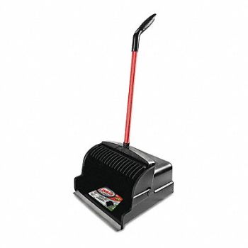 LIBMAN Large Scoop Dustpan 16 W Stl Handle PK2, 623L64