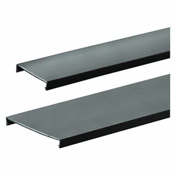 PANDUIT Duct Cover 2 Wx Pvc Bl, 376Y31