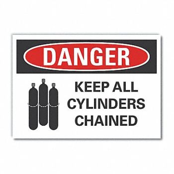 LYLE Cyl Handling Danger Rflct Lbl 5x7in, 62UD26