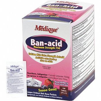 MEDIQUE Ban-Acid Maximum Strength 750 mg, 62UM32